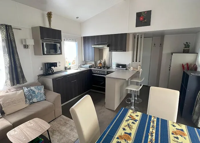 Del Mar 125, Mobile O'hara Superieur 1060, 3 Chambres, 40 M2, Terrasse Parque de Campismo Argelès-sur-Mer