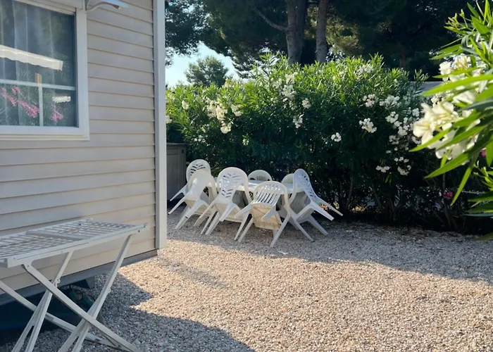 Parque de Campismo Del Mar 125, Mobile O'hara Superieur 1060, 3 Chambres, 40 M2, Terrasse